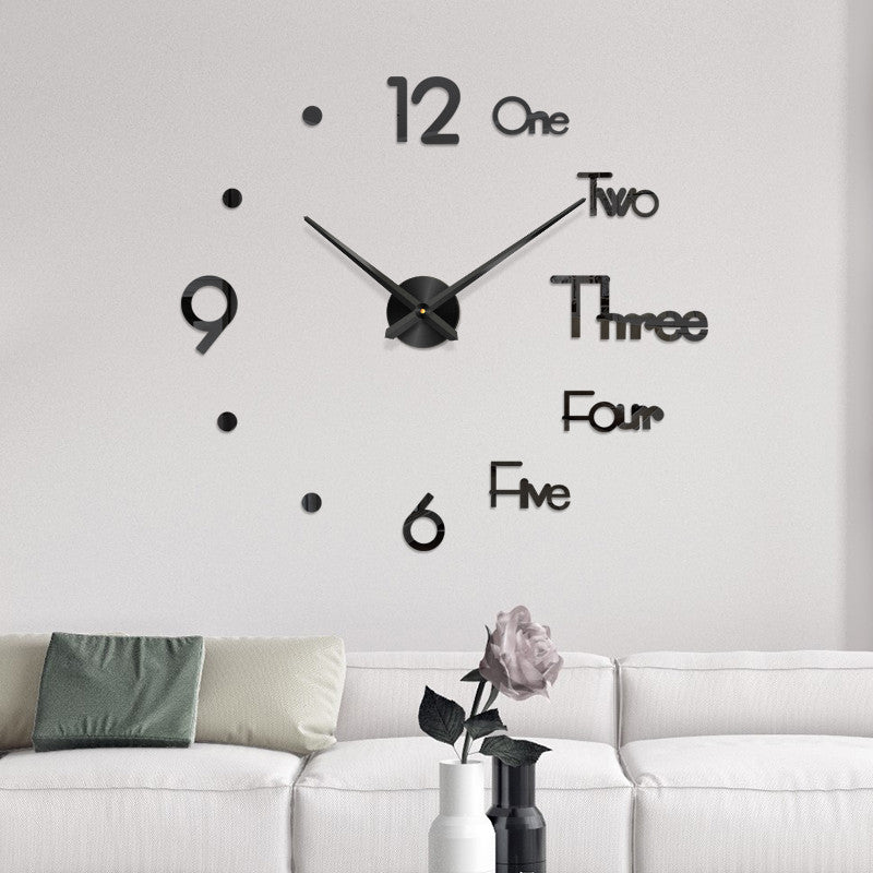 Creative wall clock PearlNestDecor.com