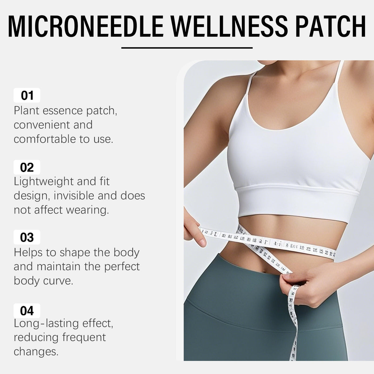 Slimming Care Micro Needle Patch 7 Pieces Per Pack Tri Light Beauty