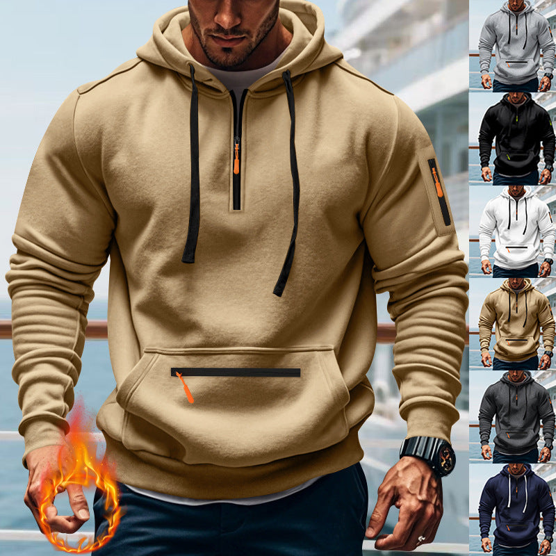Casual Men's Sports Cargo Coat Regular Sleeve LadyShow.Store