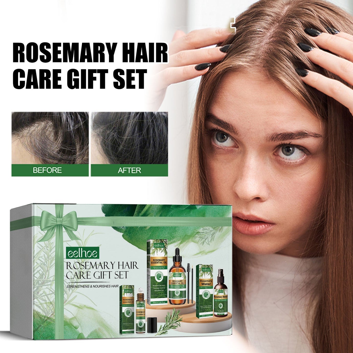 Rosemary Hair Care Gift Set Tri Light Beauty