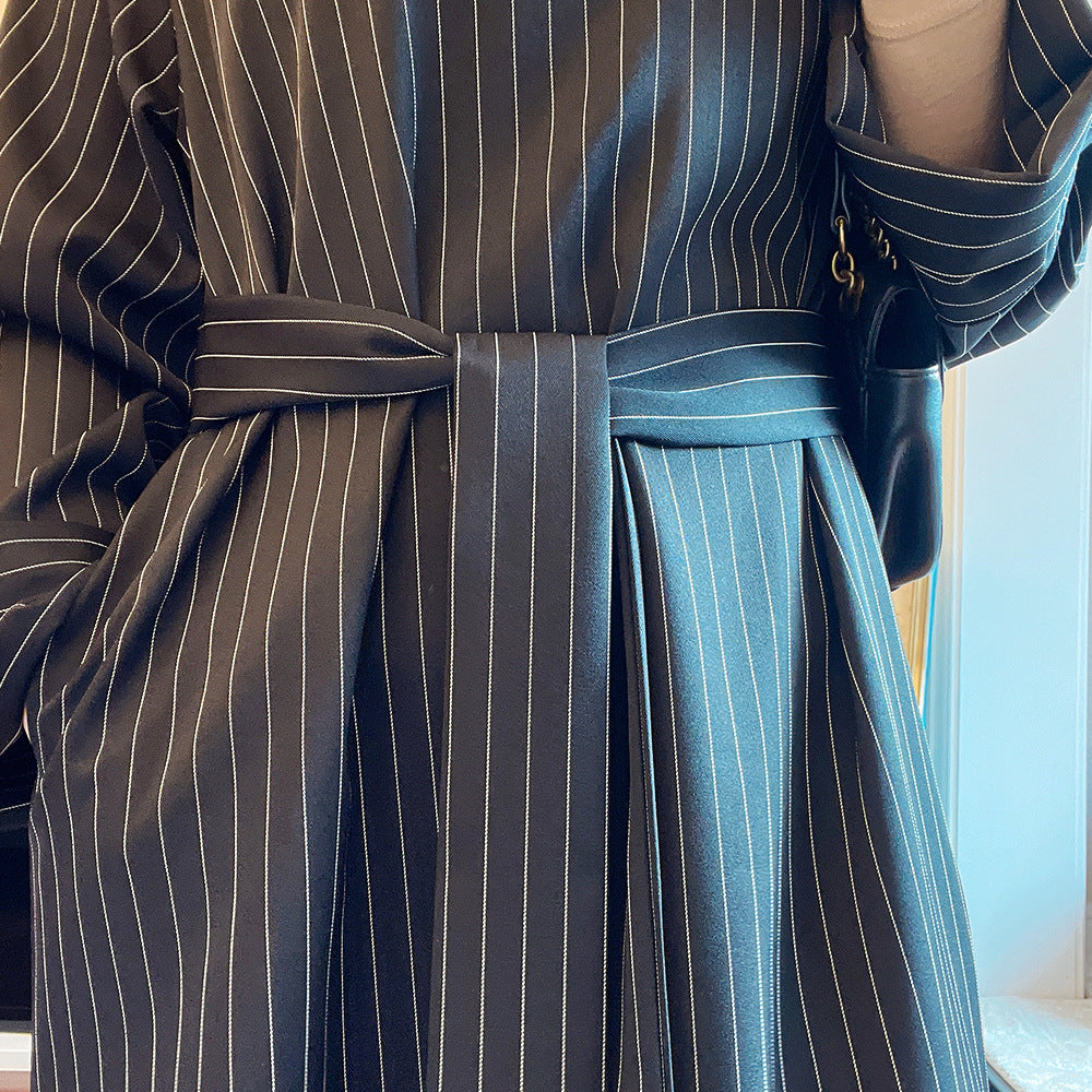 Middle East Stripe Tunneled Dress Women NorixaFashion.com