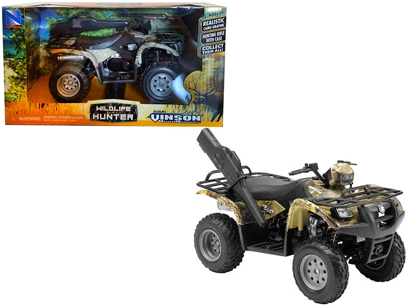 Suzuki Vinson 500 4X4 Quad Runner Green ATV 1/12 Diecast Motorcycle Model by New Ray LuxuryLifeWay Online Store
