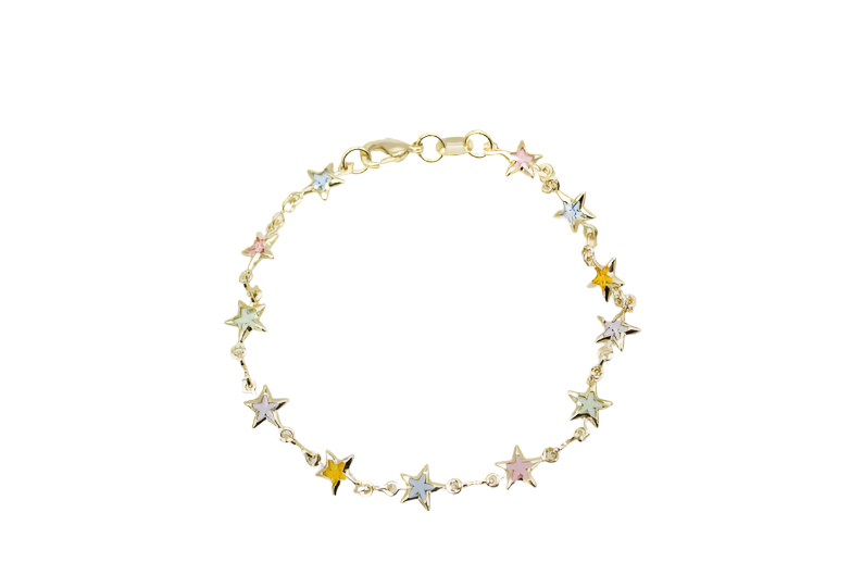 Multicolor Star CZ Stone Charm Necklace (G13/I150/E274) LuxuryLifeWay Online Store
