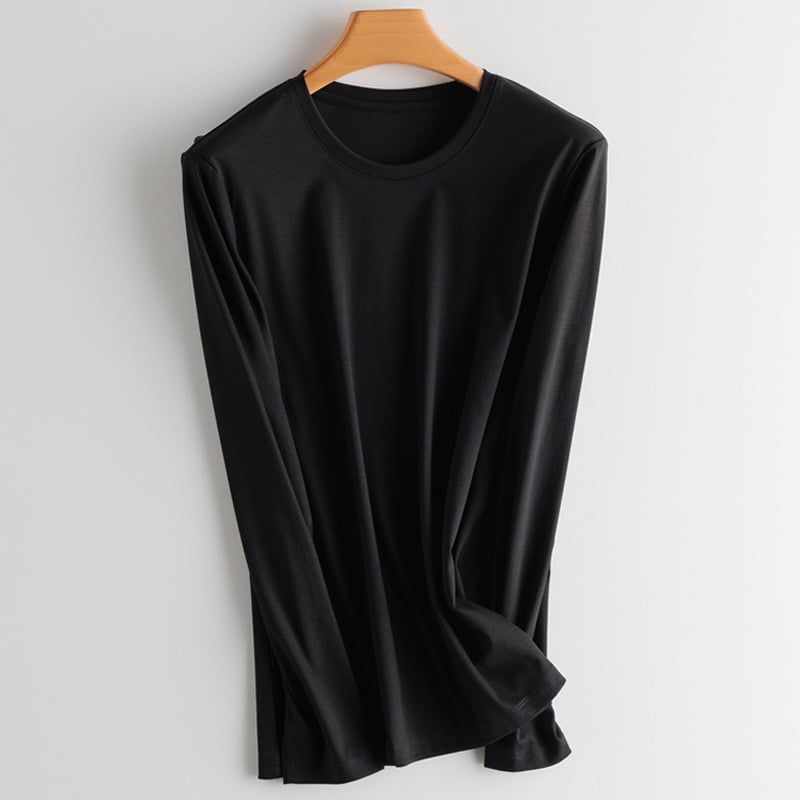 Long-Sleeved Round Neck Autumn T-Shirt Pi-Mart