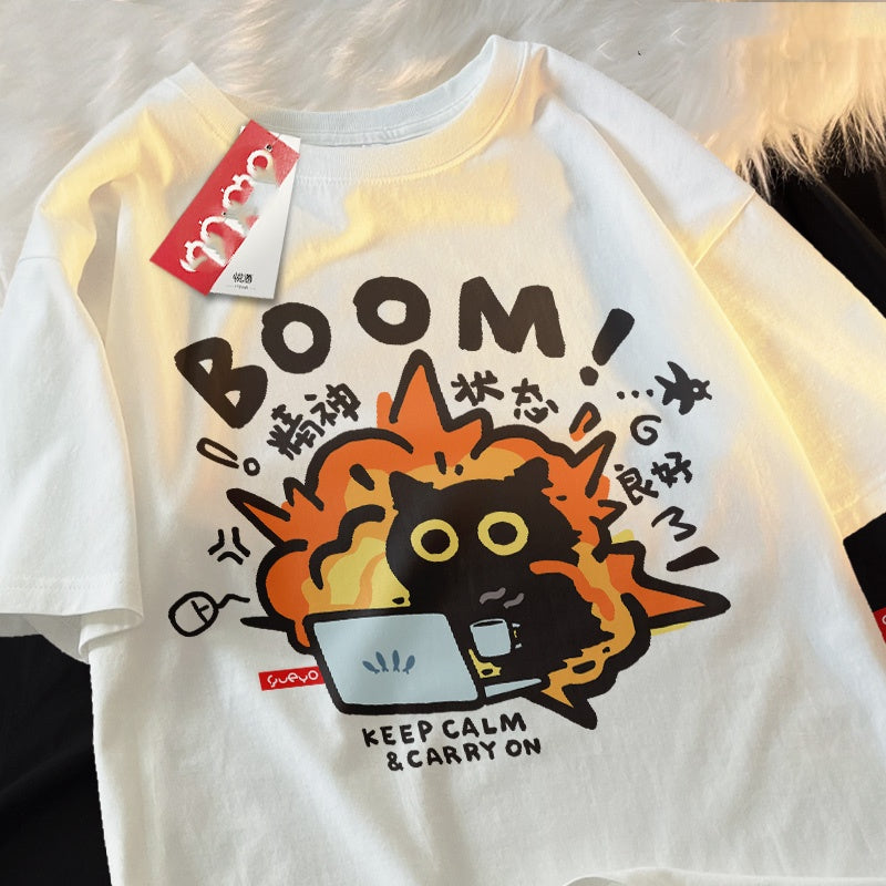 Cartoon Cotton T-Shirt Pi-Mart