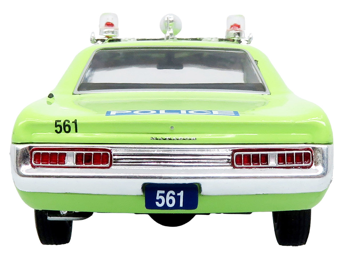 1972 AMC Matador Police Car "Cleveland Police Department" Light Green 1/43 Diecast Model by Iconic Replicas LuxuryLifeWay Online Store