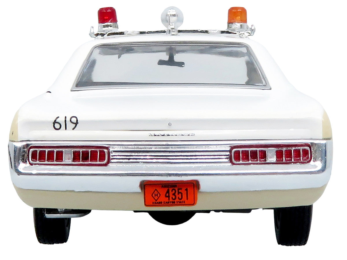 1972 AMC Matador Police Car "Phoenix Police Department" White and Beige 1/43 Diecast Model by Iconic Replicas LuxuryLifeWay Online Store