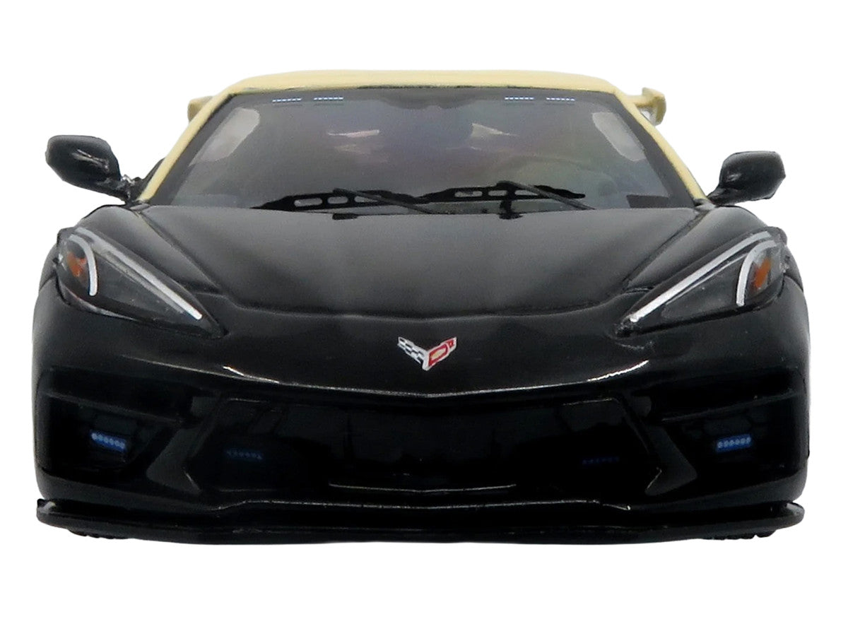 2023 Chevrolet Corvette C8 Stingray Police Interceptor "Florida Highway Patrol (FHP)" Black with Cream Top 1/43 Diecast Model by Iconic Replicas LuxuryLifeWay Online Store