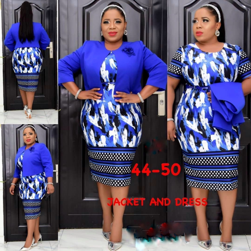 Printed Small Suit Dress Women Suit NorixaFashion.com