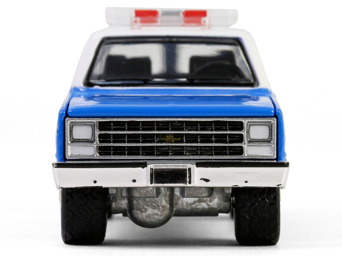 1990 Chevrolet Suburban K2500 Scottsdale "NYPD (New York City Police Department)" Blue with White Top "Hot Pursuit" Series 46 1/64 Diecast Model Car by Greenlight LuxuryLifeWay Online Store