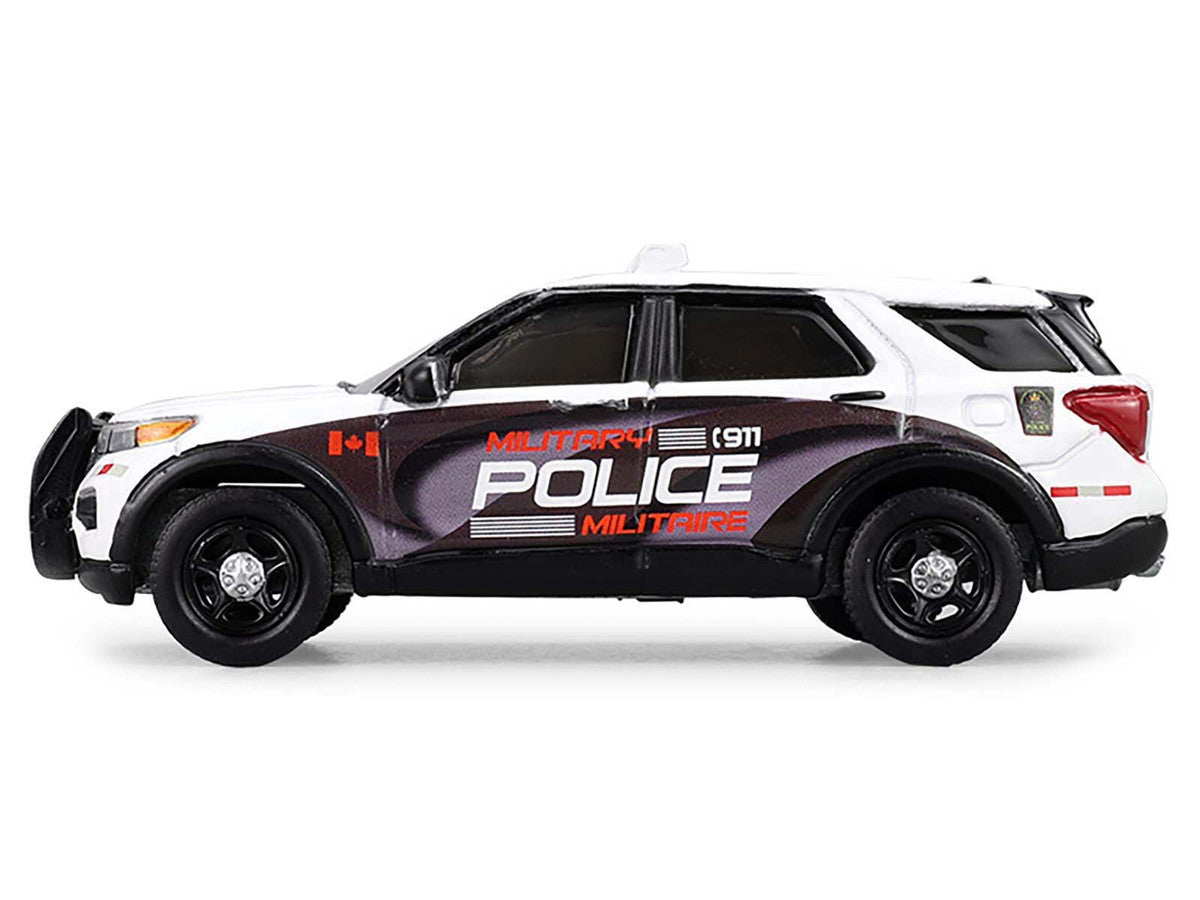2024 Ford Police Interceptor Utility "Canada Military Police" White with Graphics "Hot Pursuit - Canada Special Edition" Series 1/64 Diecast Model Car by Greenlight LuxuryLifeWay Online Store