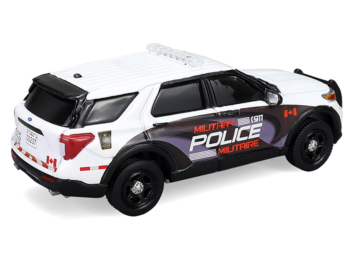 2024 Ford Police Interceptor Utility "Canada Military Police" White with Graphics "Hot Pursuit - Canada Special Edition" Series 1/64 Diecast Model Car by Greenlight LuxuryLifeWay Online Store