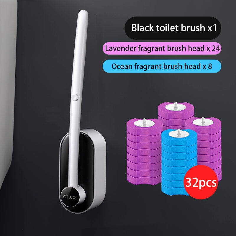 Disposable No Dead Angle Toilet Cleaning Brush LadyShow.Store
