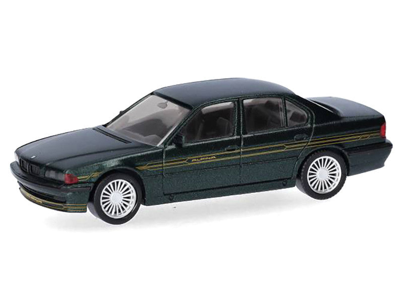 BMW Alpina B12 Green Metallic 1/87 (HO) Plastic Model Car by Herpa LuxuryLifeWay Online Store