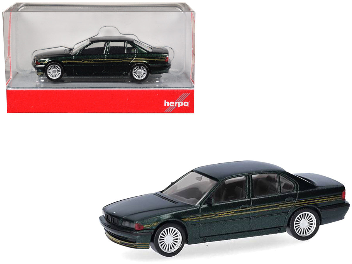 BMW Alpina B12 Green Metallic 1/87 (HO) Plastic Model Car by Herpa LuxuryLifeWay Online Store