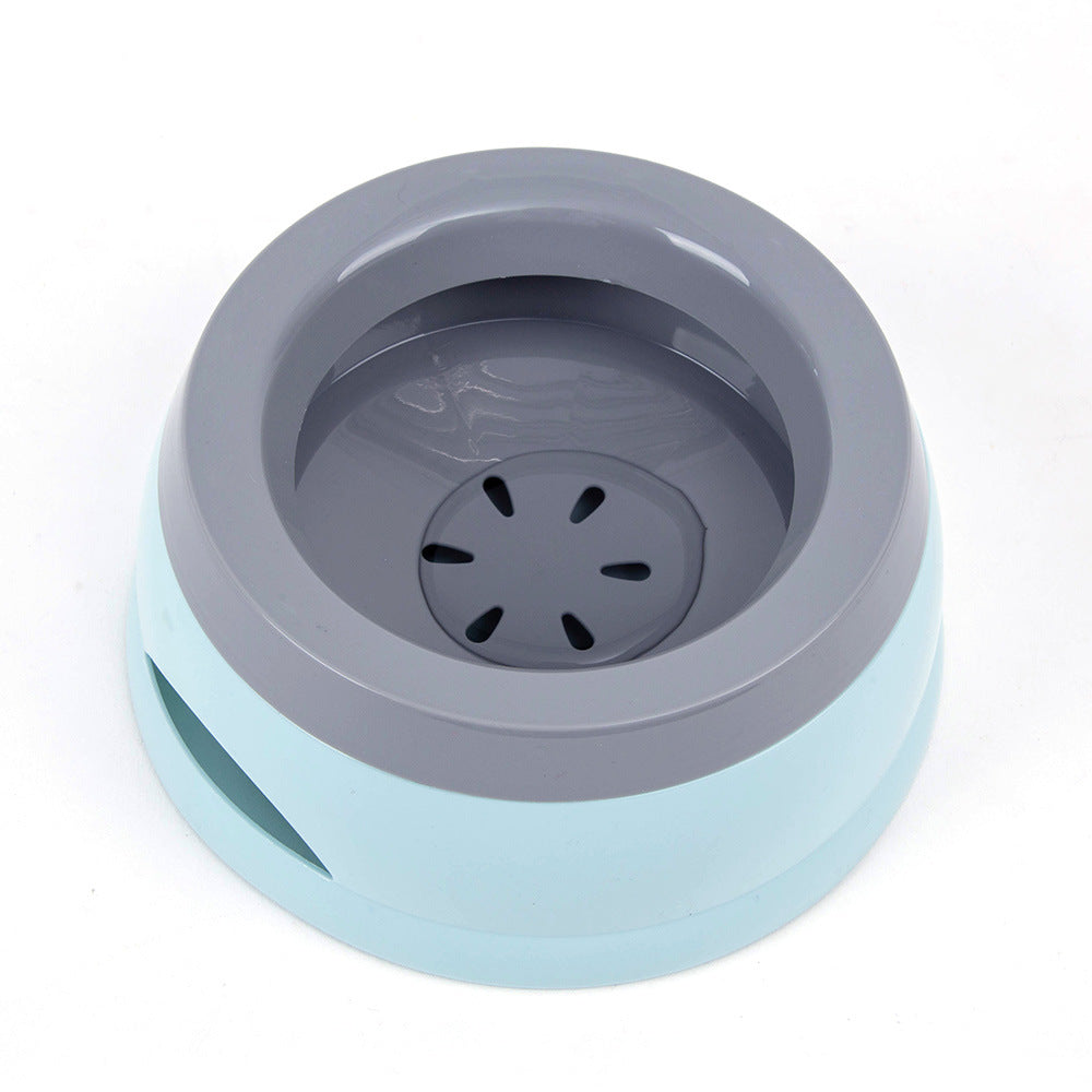 Pet Dog Bowls Floating Not Wetting Mouth Cat Bowl No Spill Drinking Water Feeder Plastic Portable Dog Bowl Support Dropshipping Pets Fashion