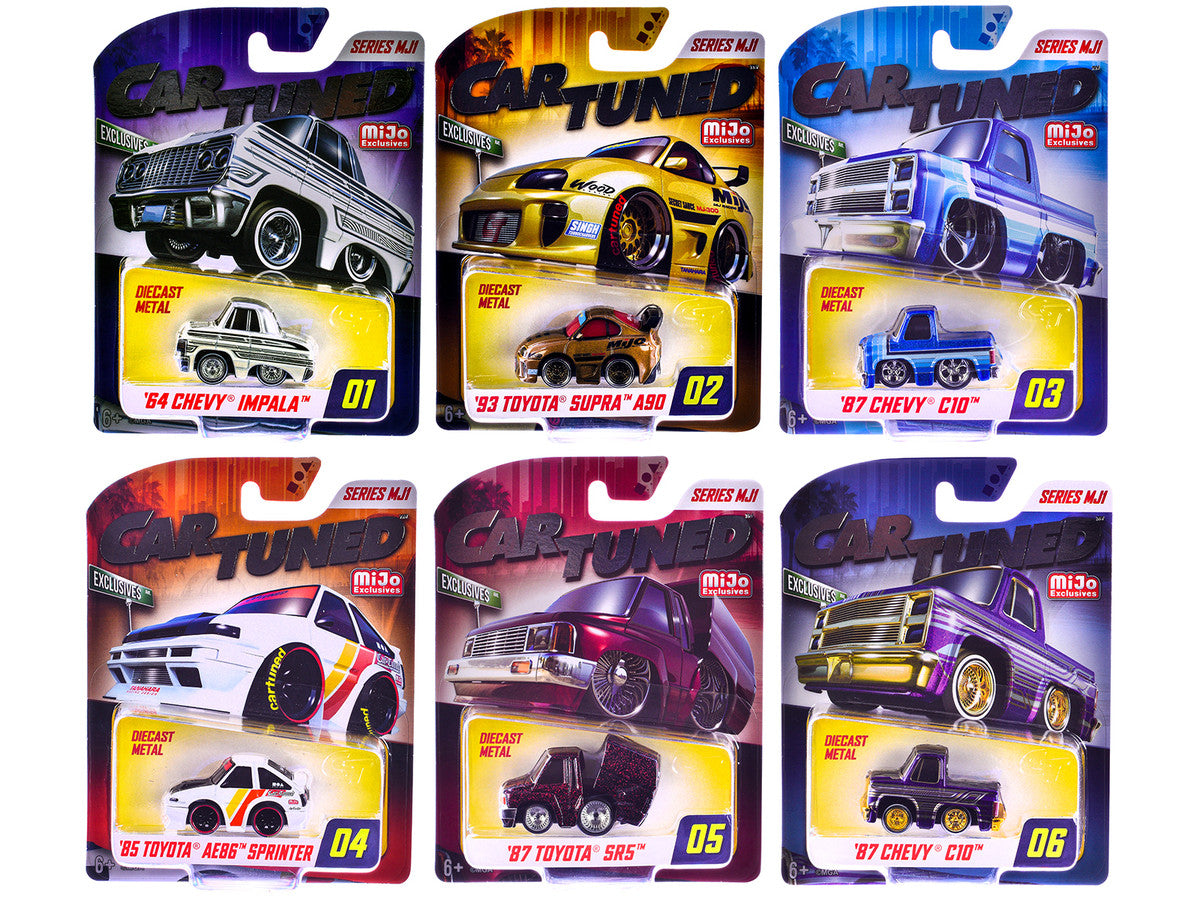 Mijo Exclusives Series MJ1 Set of 6 Pieces Diecast Model Cars by CarTuned LuxuryLifeWay Online Store