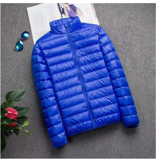 Winter Men's Lightweight Stand Collar Down Jacket