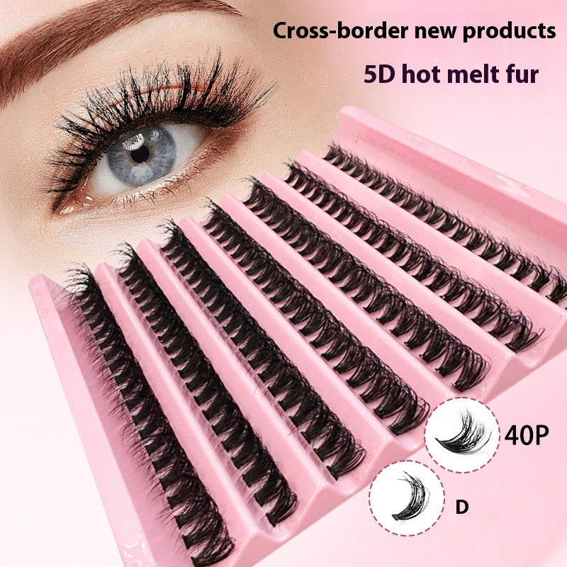 5D Messy 40p 60p Thick Hot Melt False Eyelashes LadyShow.Store