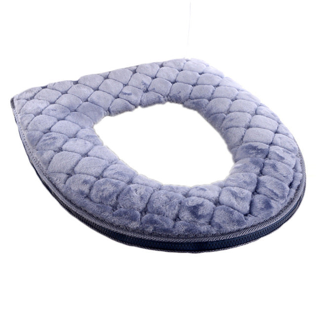 Plush Washable O-Shape Toilet Seat Cover Best YouTube Store
