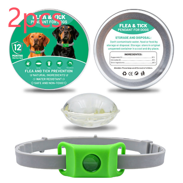 Pet Insect Repellent Button Collar Capsule Suit Pets Fashion