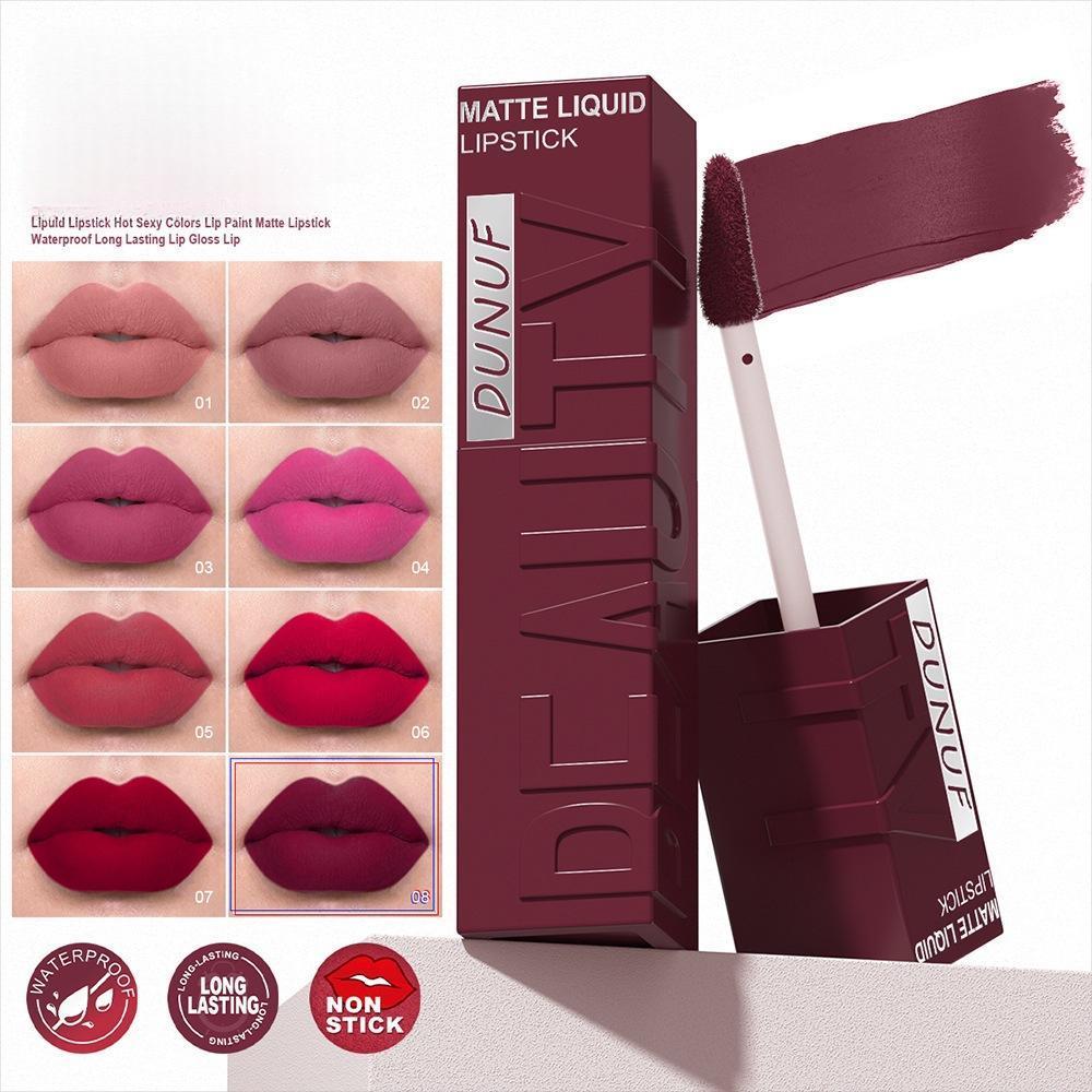 Velvet Matte Lipstick Smudge Proof And Non Transferable PearlNestDecor.com
