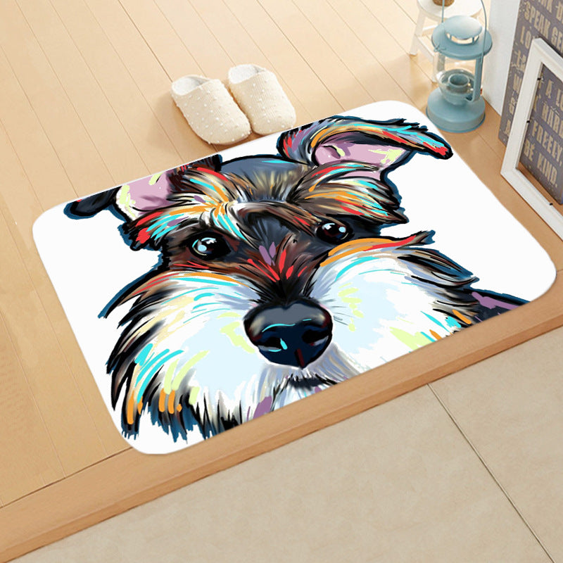 Digital Printing Floor Mat Bathroom Kitchen Toilet Absorbent non-slip Mat