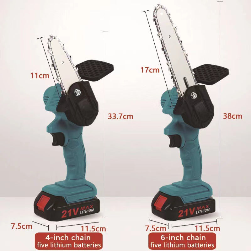 Cordless Mini Chainsaw for Garden and Woodwork Pi-Mart
