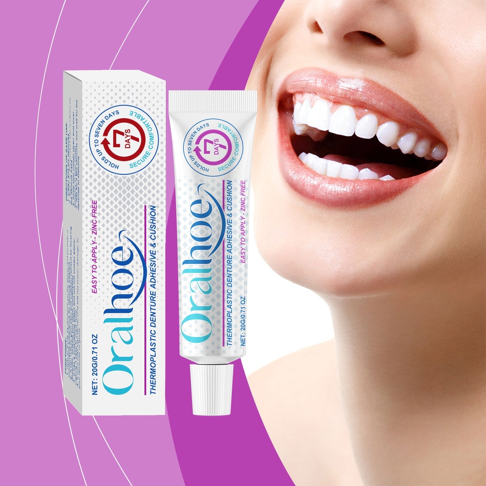 Denture Adhesive 20g Tri Light Beauty