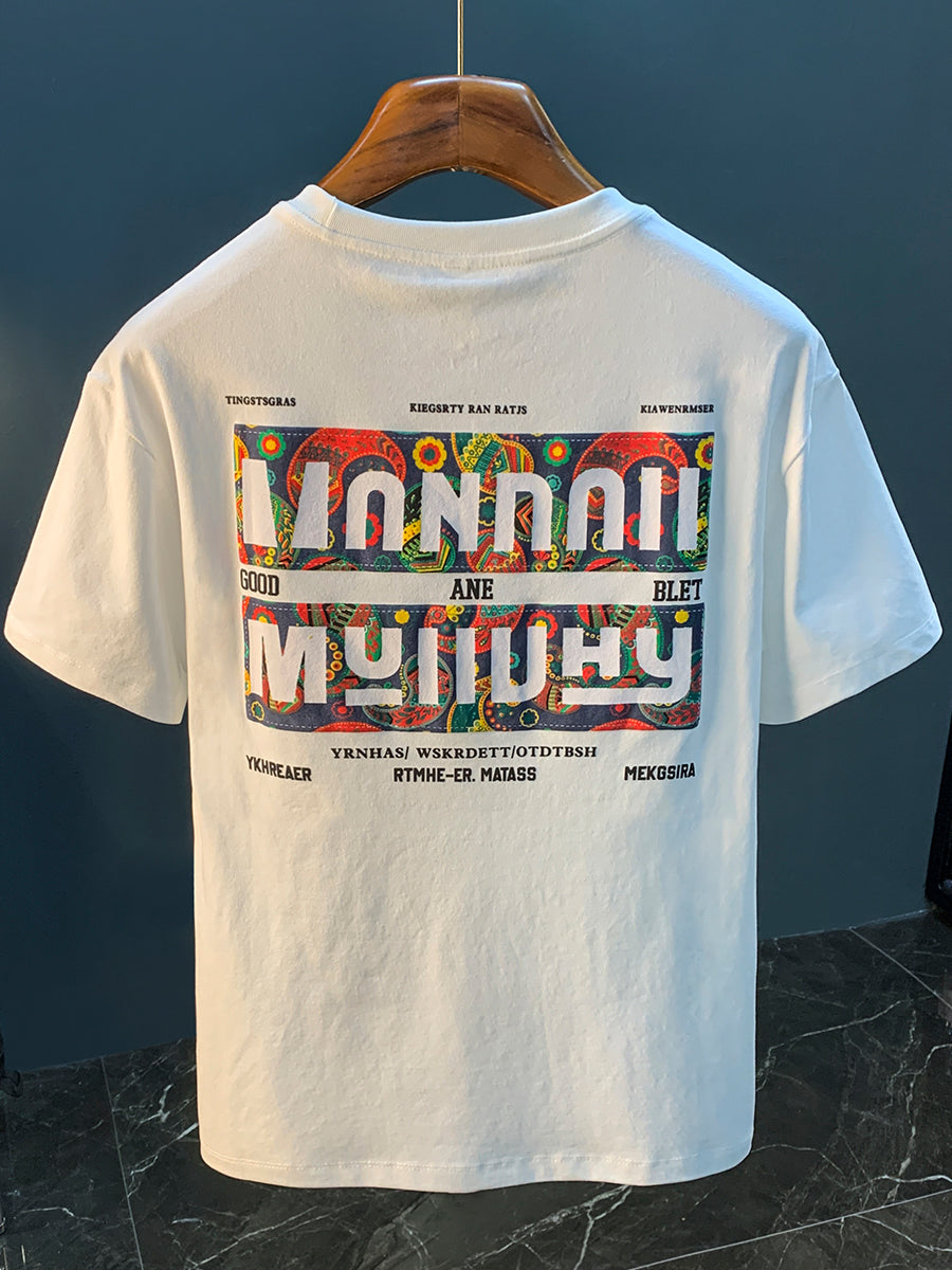 Men's The Blockbuster Printed T-Shirt - 100% Cotton Pi-Mart