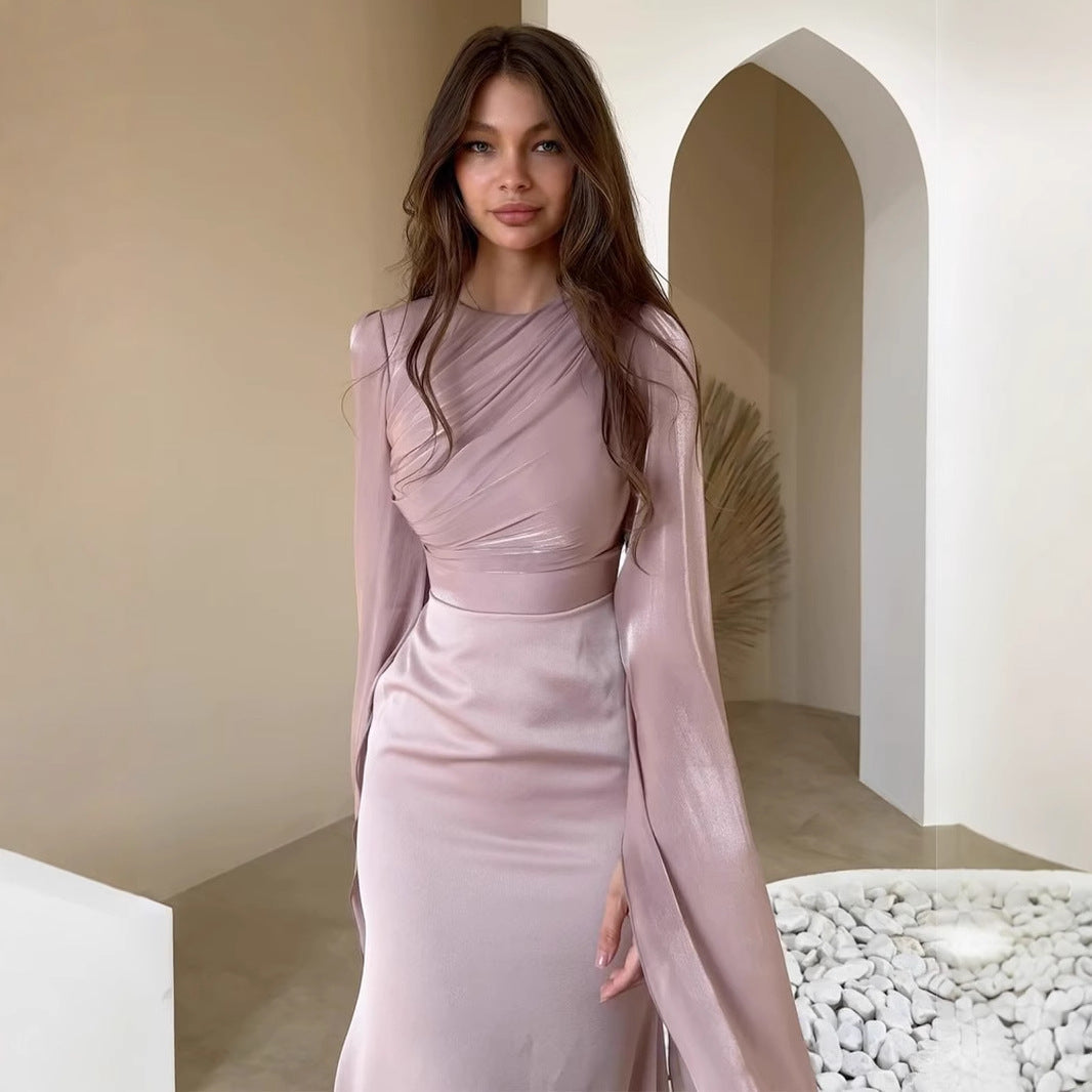 Polyester Long Sleeve Dress Dress Women NorixaFashion.com
