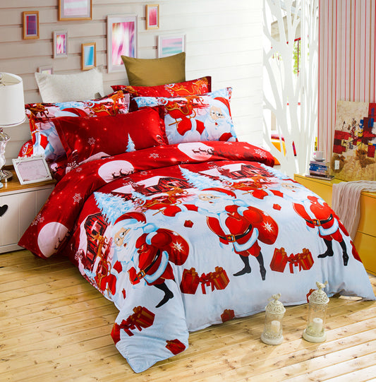 Santa bedding three-piece four-piece CJD2