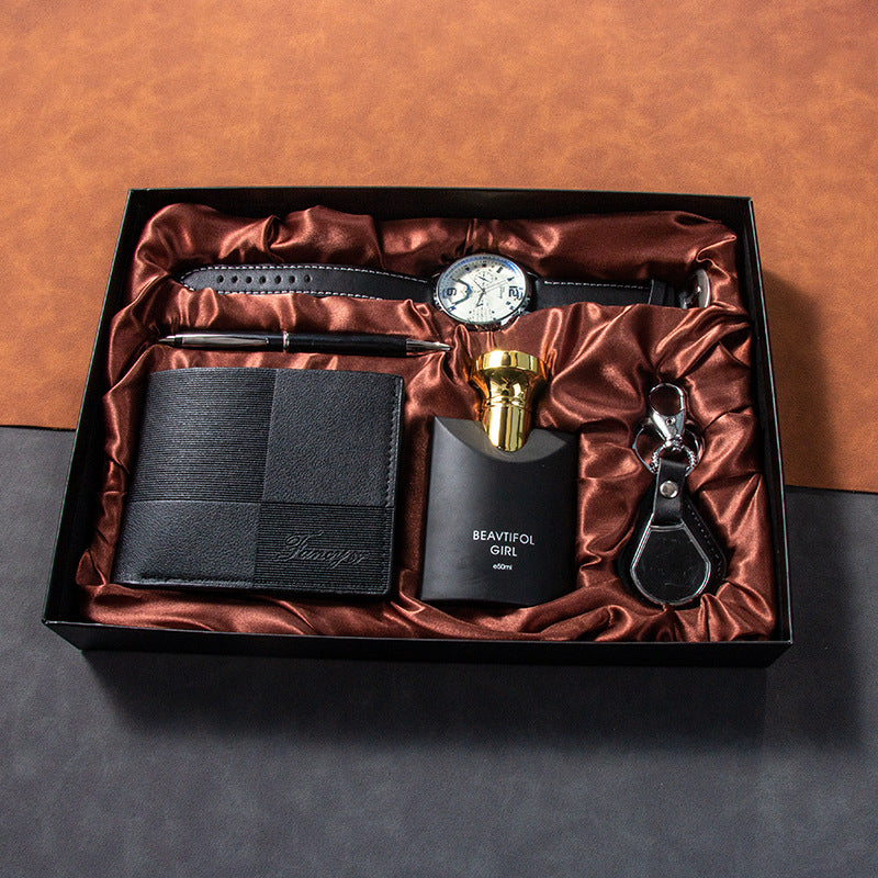 Cross-Border Men's Gift Business Gift Suit Belt Wallet For Boyfriend Valentine's Day Christmas Gift LadyShow.Store