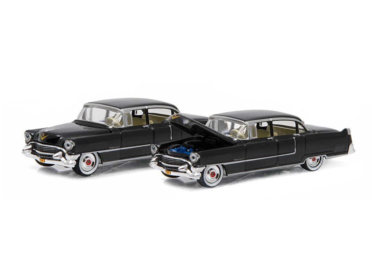 1955 Cadillac Fleetwood Series 60 Black "The Godfather" (1972) Movie "Hollywood Series" Release 14 1/64 Diecast Model Car by Greenlight LuxuryLifeWay Online Store