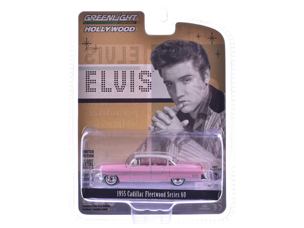 1955 Cadillac Fleetwood Series 60 Special Elvis Presley "Pink Cadillac" (1935-1977) 1/64 Diecast Model Car by Greenlight LuxuryLifeWay Online Store