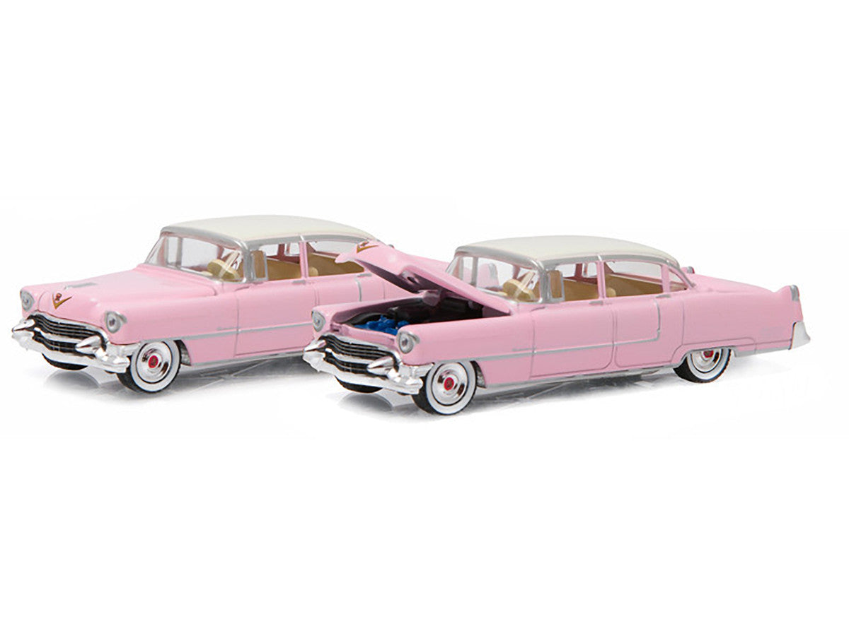 1955 Cadillac Fleetwood Series 60 Special Elvis Presley "Pink Cadillac" (1935-1977) 1/64 Diecast Model Car by Greenlight LuxuryLifeWay Online Store