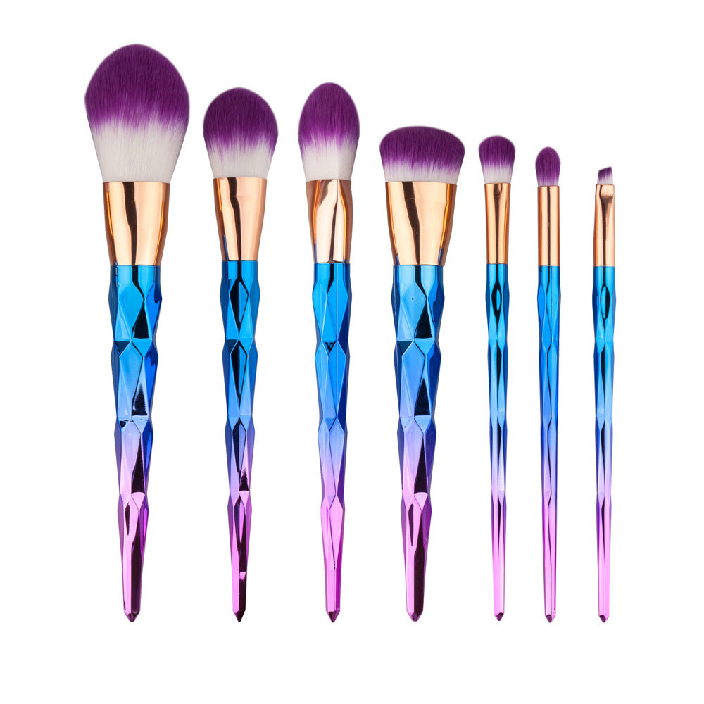 Rainbow Mermaid Makeup Brush Set LadyShow.Store