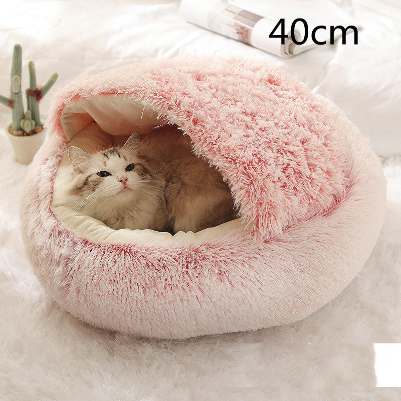 2-in-1 Plush Pet Bed Pets Fashion