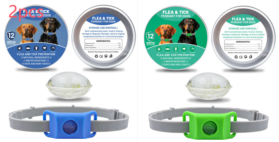 Pet Insect Repellent Button Collar Capsule Suit Pets Fashion
