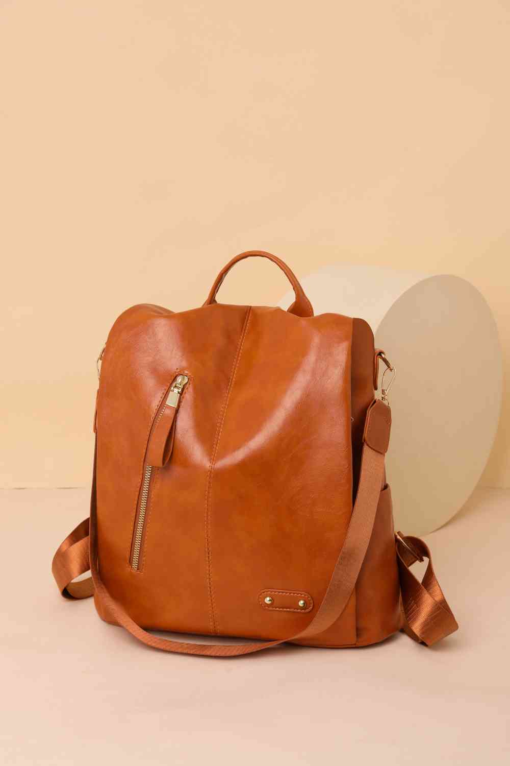 Marcy Zipper Pocket Backpack LadyShow.Store