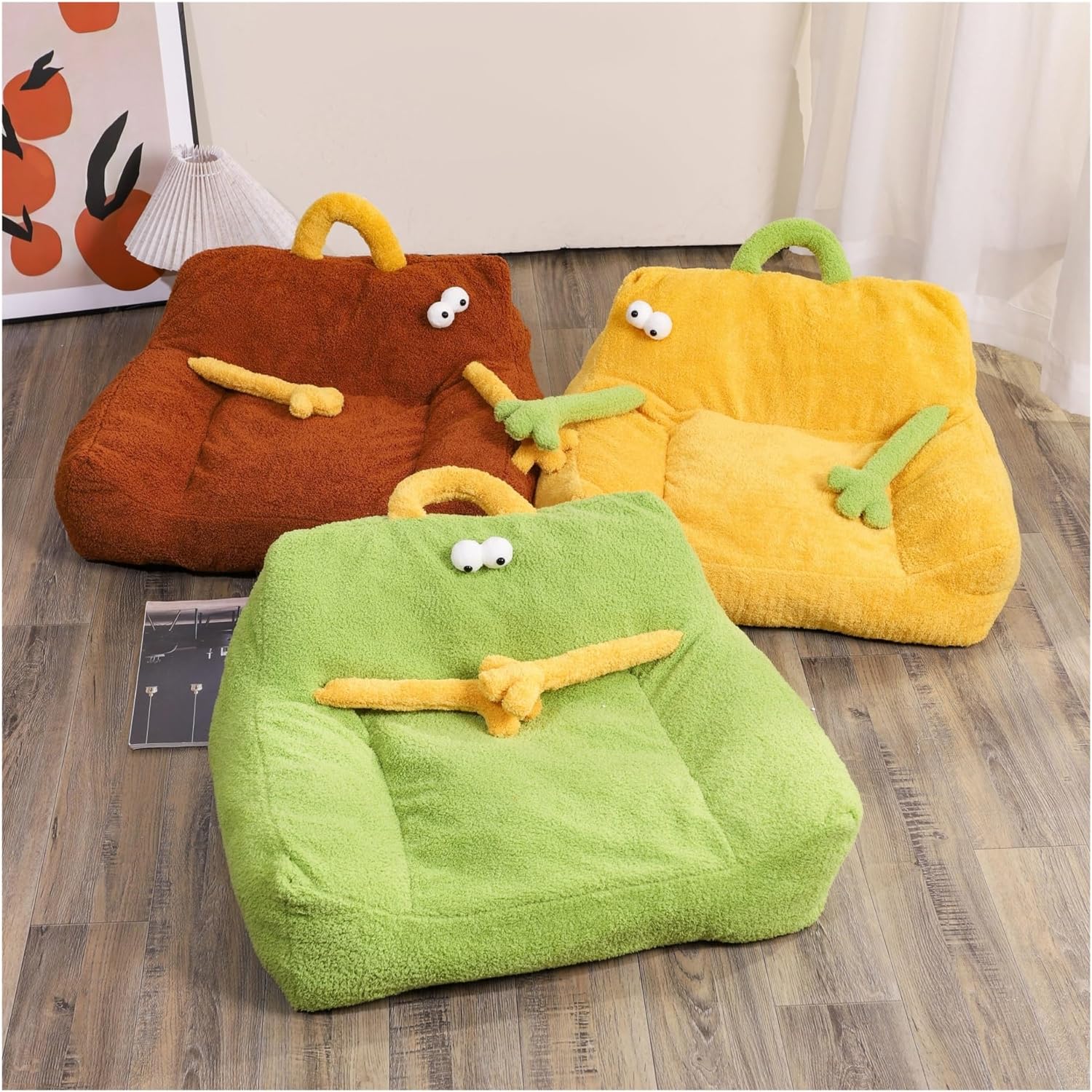 Pet Nest Multi-Color Cute Wind Cartoon Cat Nest Dog Nest Sofa Nest Suitable Small And Medium-Sized Cats And Dogs Four Seasons Washable Small Pet Bed Pets Fashion