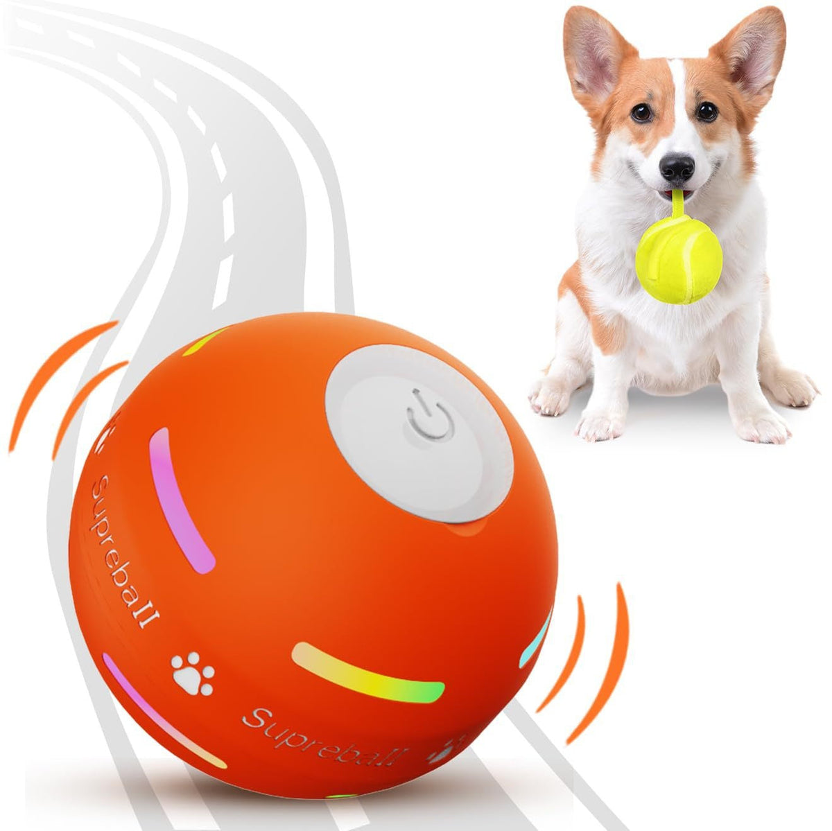 Gravity Jumping Ball Smart Rechargeable Dog Toy Pets Fashion