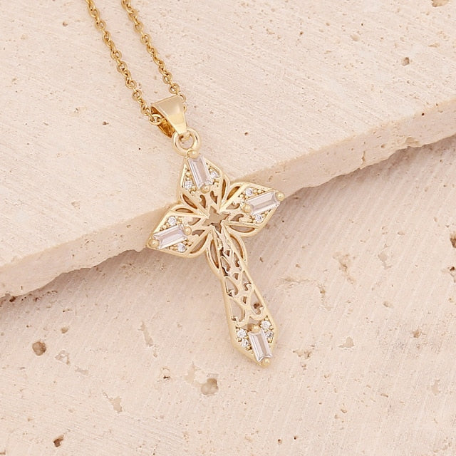Gold Plated Pendant Necklace