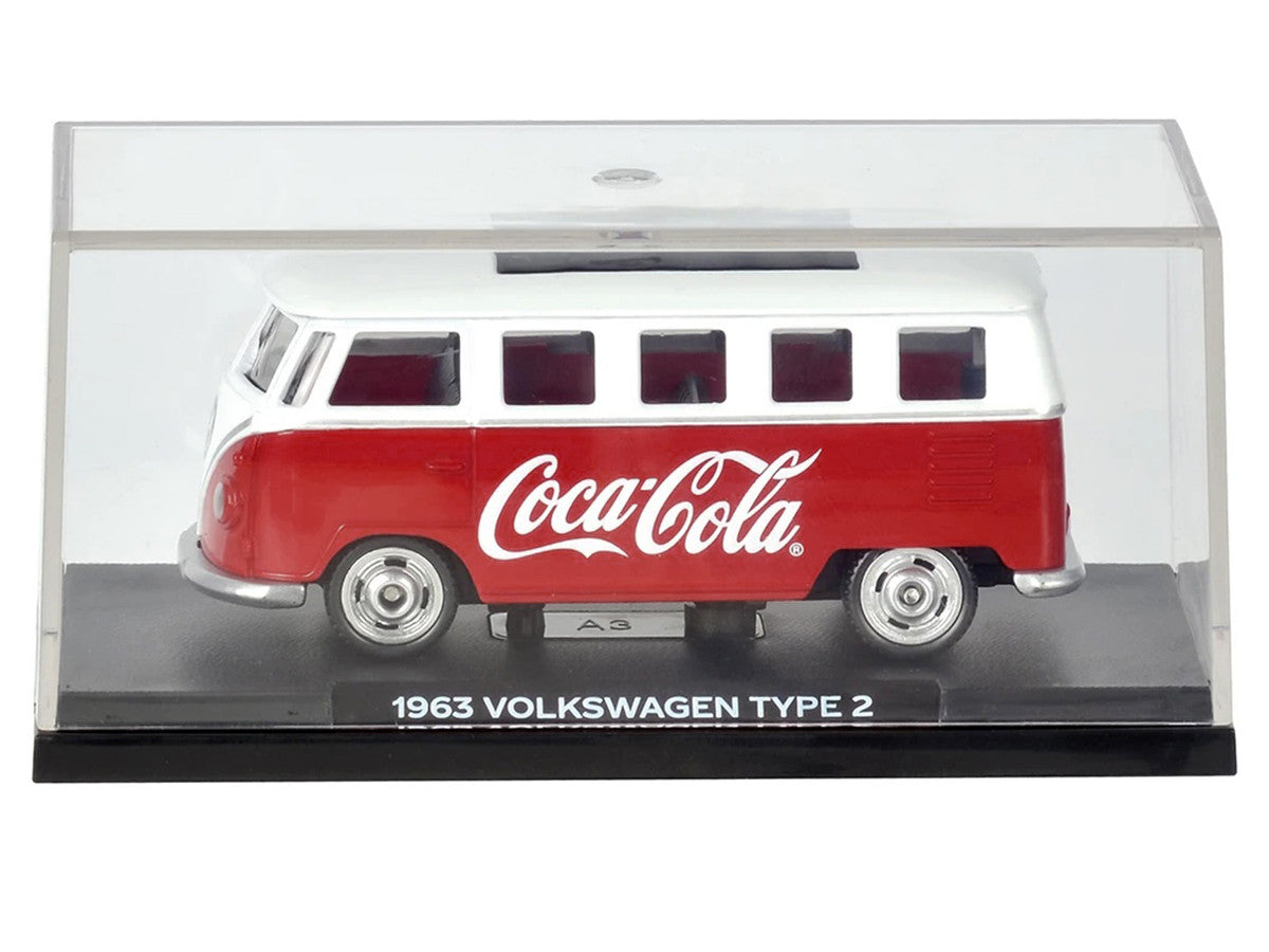 1963 Volkswagen Type 2 Van "Coca-Cola" Red and White 1/50 Diecast Model by Motorcity Classics LuxuryLifeWay Online Store