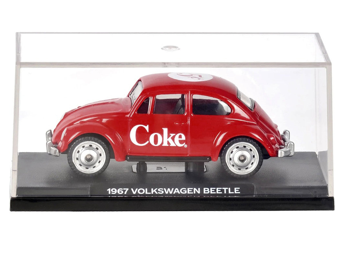 1967 Volkswagen Beetle "Coca-Cola" Red 1/50 Diecast Model by Motorcity Classics LuxuryLifeWay Online Store