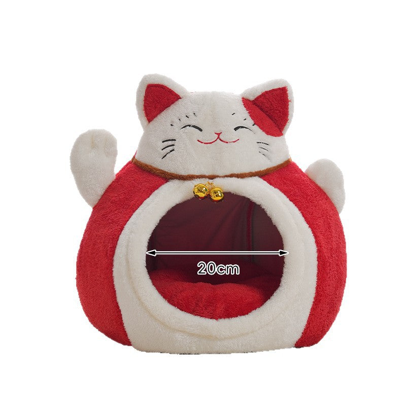 New Fortune Cat Bed Lucky Pet Nest Pets Fashion