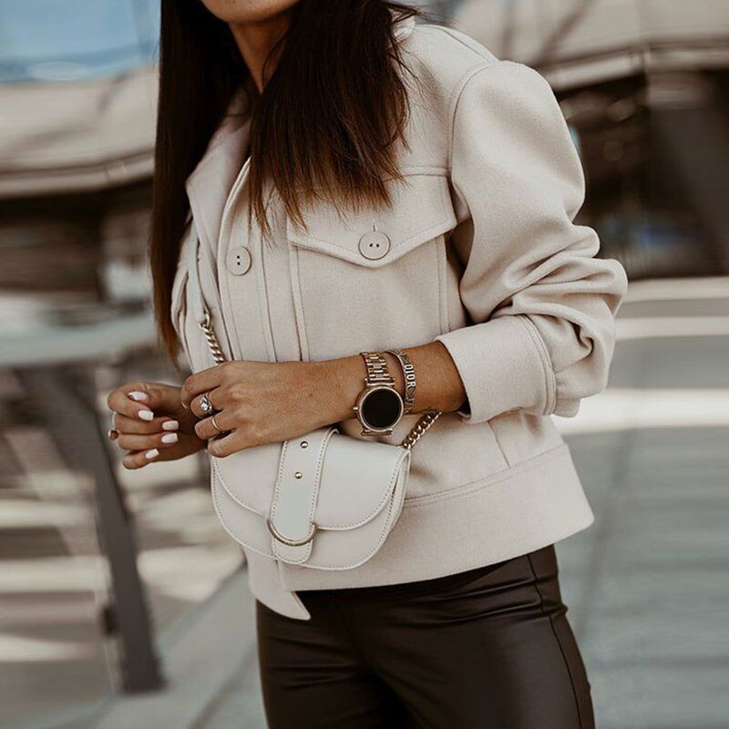 Double pocket woolen jacket CJD