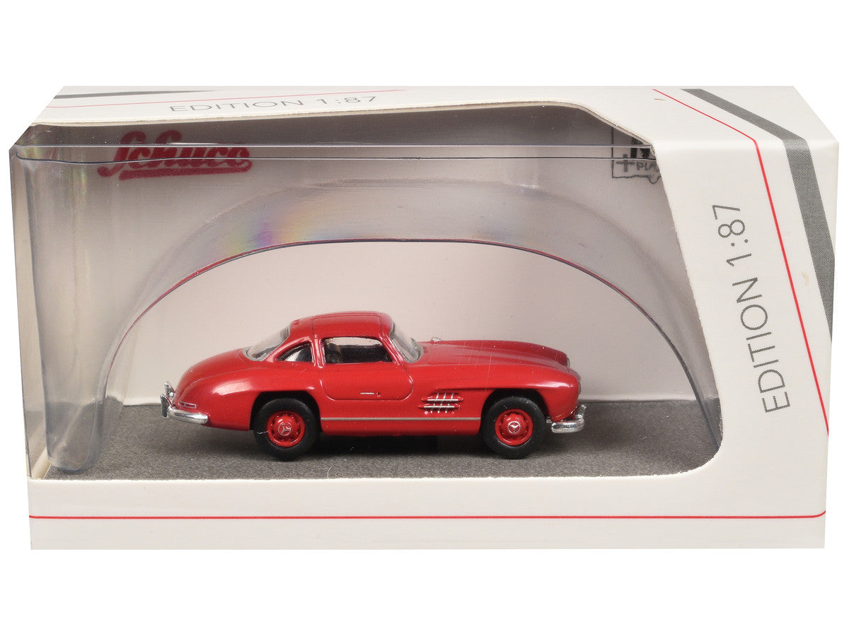 Mercedes-Benz 300 SL Gullwing Coupe Red 1/87 (HO) Diecast Model Car by Schuco LuxuryLifeWay Online Store