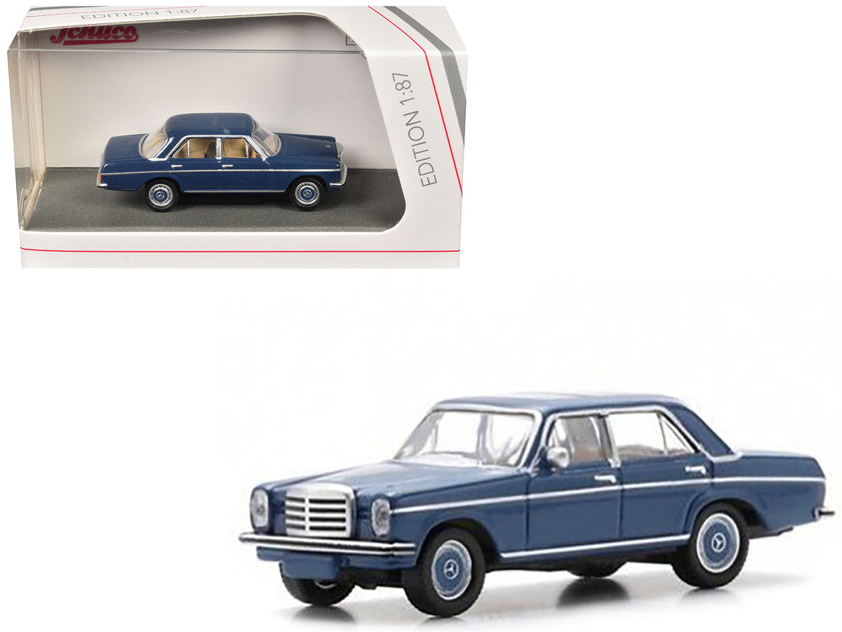 Mercedes-Benz /8 (W114) Sedan Blue 1/87 (HO) Diecast Model Car by Schuco LuxuryLifeWay Online Store