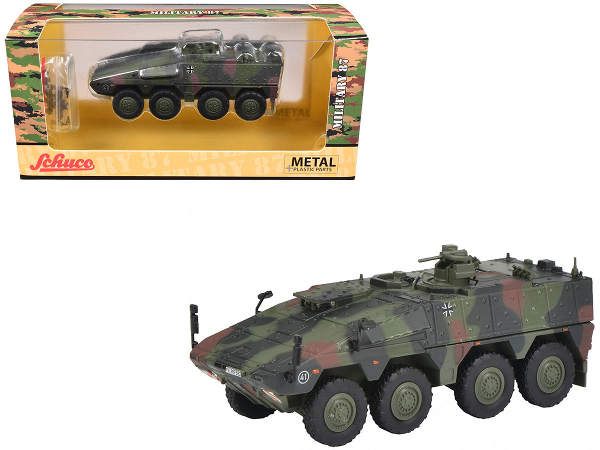 Tpz. Tank Boxer "German Army" Green Camouflage 1/87 (HO) Scale Diecast Model Car by Schuco LuxuryLifeWay Online Store